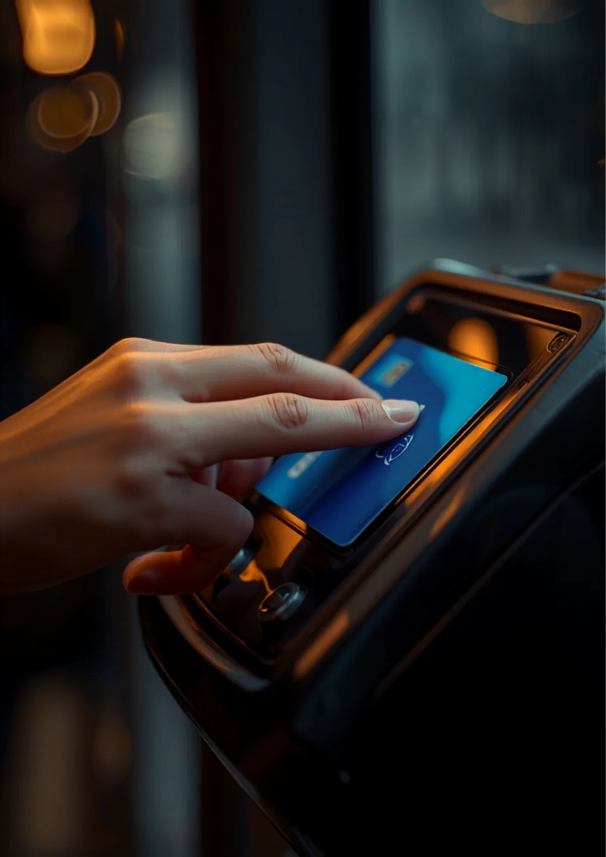 Validatöre temassız kart okutma