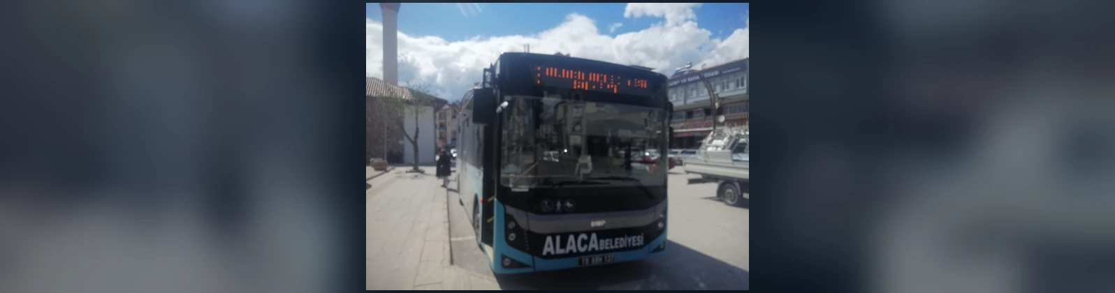 Alaca Belediyesi LED güzergâh levhalı şehir içi otobüsü