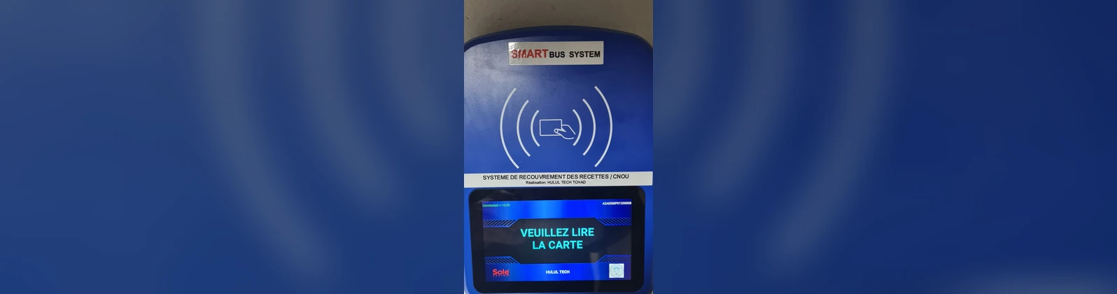 Çad projesinde kart okuma terminali