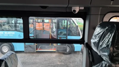 Gerede Belediyesi aracında iç kamera konumlandırması