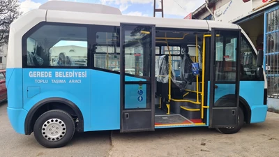 Gerede Belediyesi araç içi validatör montajı 1