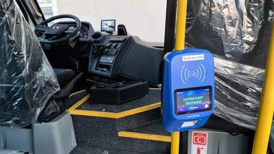 Gerede Belediyesi araç içi validatör montajı 3