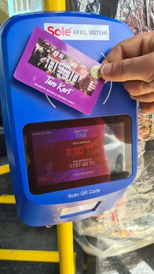 Gerede Belediyesi araç içi validatör montajı 4