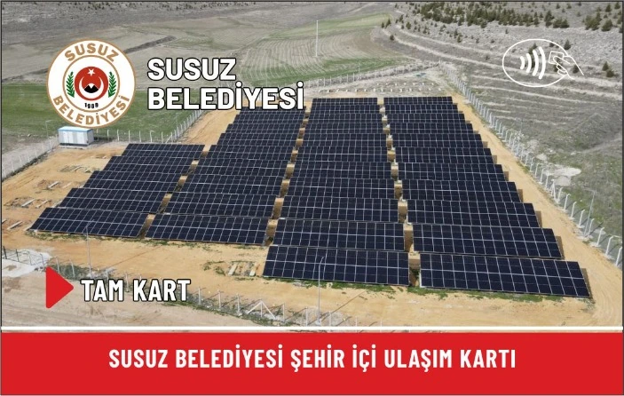 Susuz Belediyesi akıllı kart tasarımı