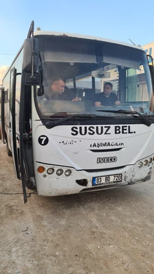 Susuz Belediyesi araç içi akbil validatörü
