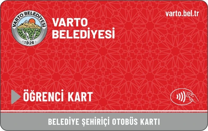 Öğrenci Kart — ön yüz