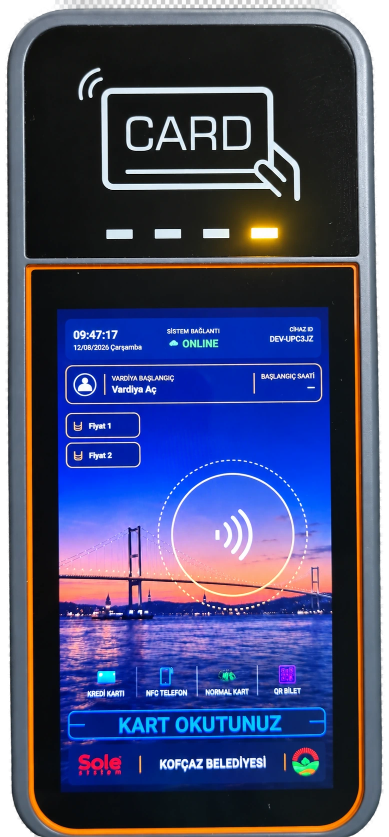 Sole Akbil Validatör cihazı